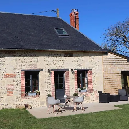 Evasion Romantique Avec Spa, Grand Jardin Et Confort Moderne En Normandie - Fr-1-497-175 *