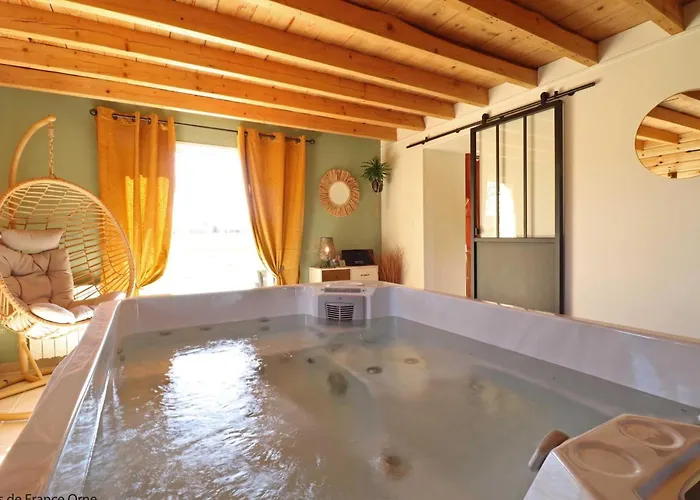 Feriehus Maison Independante Avec Spa, Jardin Privatif En Normandie - Fr-1-497-175